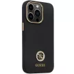 Guess GUHCP13LM4DGPK hátlap, tok iPhone 13 Pro/13 Silicone Logo Strass 4G, fekete
