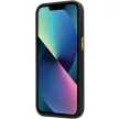 Guess GUHCP13LM4DGPK hátlap, tok iPhone 13 Pro/13 Silicone Logo Strass 4G, fekete