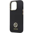 Guess GUHCP13LM4DGPK hátlap, tok iPhone 13 Pro/13 Silicone Logo Strass 4G, fekete