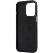 Guess GUHCP13LM4DGPK hátlap, tok iPhone 13 Pro/13 Silicone Logo Strass 4G, fekete