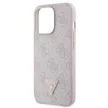 Guess GUHCP13LP4TDSCPP hátlap, tok iPhone 13 Pro/13 Crossbody 4G Metal Logo, rózsaszín
