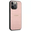 Guess GUHCP13LPCRBPI iPhone 13 Pro/13 6,1" hátlap, tok Croco Strap Collection, rózsaszín