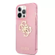 Guess iPhone 13 Pro Big 4G Full Glitter (GUHCP13LPCUGL4GPI) hátlap, tok, rózsaszín