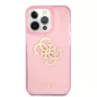 Guess iPhone 13 Pro Big 4G Full Glitter (GUHCP13LPCUGL4GPI) hátlap, tok, rózsaszín