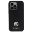 Guess GUHCP13LPS4DGPK iPhone 13 Pro 6.1" hátlap, tok Strass Metal Logo, fekete