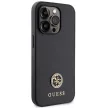 Guess GUHCP13LPS4DGPK iPhone 13 Pro 6.1" hátlap, tok Strass Metal Logo, fekete
