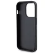 Guess GUHCP13LPS4DGPK iPhone 13 Pro 6.1" hátlap, tok Strass Metal Logo, fekete