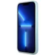 Guess GUHCP13LPS4MB Saffiano 4G Small Metal Logo iPhone 13/13 Pro 6.1", hátlap, tok, kék