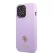 Guess GUHCP13LPS4MU iPhone 13 Pro/13 6.1" hátlap, tok Saffiano 4G Small Metal Logo, lila