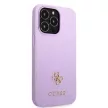 Guess GUHCP13LPS4MU iPhone 13 Pro/13 6.1" hátlap, tok Saffiano 4G Small Metal Logo, lila