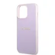 Guess iPhone 13 Pro Leather Saffiano (GUHCP13LPSASBPU) hátlap, tok, lila
