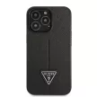 Guess iPhone 13 Pro Saffiano Triangle (GUHCP13LPSATLK) hátlap, tok, fekete