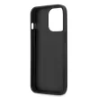 Guess iPhone 13 Pro Saffiano 4G Metal Logo (GUHCP13LSA4GSBK) hátlap, tok, fekete