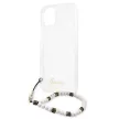 Guess White Pearl Clear Hardcase GUHCP13MKPSWH iPhone 13 6.1" hátlap, tok, átlátszó