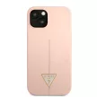 Guess iPhone 13 Silicone Line Triangle (GUHCP13MSLTGP) hátlap, tok, rózsaszín