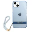 Guess GUHCP13SHTSGSB iPhone 13 mini 5,4 " hátlap, tok Translucent Stap, kék