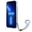 Guess GUHCP13SHTSGSB iPhone 13 mini 5,4 " hátlap, tok Translucent Stap, kék