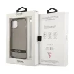 Guess GUHCP13SHTSGSK Translucent Stap iPhone 13 mini 5.4", hátlap, tok, fekete
