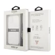 Guess GUHCP13SKC4GBSI Grey Strap Silver Chain iPhone 13 mini 5.4" hátlap, tok, átlátszó