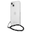Guess GUHCP13SKPSBK Transparent hátlap, tok, Black Pearl iPhone 13 mini 5.4" hátlap, tok, átlátszó