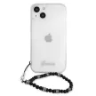 Guess GUHCP13SKPSBK Transparent hátlap, tok, Black Pearl iPhone 13 mini 5.4" hátlap, tok, átlátszó