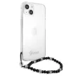 Guess GUHCP13SKPSBK Transparent hátlap, tok, Black Pearl iPhone 13 mini 5.4" hátlap, tok, átlátszó