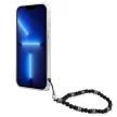 Guess GUHCP13SKPSBK Transparent hátlap, tok, Black Pearl iPhone 13 mini 5.4" hátlap, tok, átlátszó