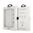 Guess GUHCP13SKPSWH Transparent hátlap, tok, White Pearl iPhone 13 mini 5.4" hátlap, tok, átlátszó