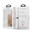Guess iPhone 13 Mini Liquid Glitter Paisley (GUHCP13SLFLSD) hátlap, tok, arany