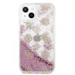 Guess GUHCP13SLGPEPI Liquid GlitteriPhone 13 mini 5.4", hátlap, tok, rózsaszín