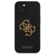 Guess GUHCP13SLS4GGBK iPhone 13 mini 5.4" hátlap, tok Silicone 4G Logo, fekete