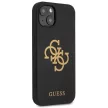 Guess GUHCP13SLS4GGBK iPhone 13 mini 5.4" hátlap, tok Silicone 4G Logo, fekete
