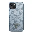 Guess GUHCP13SP4TPB iPhone 13 mini 5.4" hátlap, tok 4G Triangle Logo Cardslot, kék