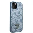 Guess GUHCP13SP4TPB iPhone 13 mini 5.4" hátlap, tok 4G Triangle Logo Cardslot, kék
