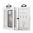 Guess GUHCP13SPCUGL4GBK iPhone 13 mini 5.4" hátlap, tok Glitter 4G Big Logo, fekete