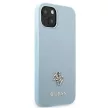 Guess Saffiano 4G Small Metal Logo hátlap, tok iPhone 13 mini, kék