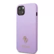 Guess GUHCP13SPS4MU iPhone 13 mini 5.4" hátlap, tok Saffiano 4G Small Metal Logo, lila