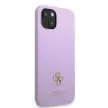 Guess GUHCP13SPS4MU iPhone 13 mini 5.4" hátlap, tok Saffiano 4G Small Metal Logo, lila
