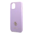 Guess GUHCP13SPS4MU iPhone 13 mini 5.4" hátlap, tok Saffiano 4G Small Metal Logo, lila