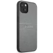 Guess GUHCP13SPSASBGR Saffiano Strap iPhone 13 mini 5.4", szürke