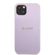 Guess iPhone 13 Mini Leather Saffiano (GUHCP13SPSASBPU) hátlap, tok, lila