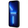 Guess GUHCP13SPSATLK iPhone 13 mini 5,4 " hátlap, tok SaffianoTriangle Logo, fekete