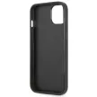 Guess GUHCP13SPSATLK iPhone 13 mini 5,4 " hátlap, tok SaffianoTriangle Logo, fekete
