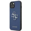 Guess GUHCP13SSA4GSBL iPhone 13 mini 5.4" hátlap, tok Saffiano 4G Metal Logo, kék