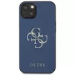 Guess GUHCP13SSA4GSBL iPhone 13 mini 5.4" hátlap, tok Saffiano 4G Metal Logo, kék