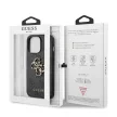 Guess iPhone 13 Pro Max Big 4G Metal Logo (GUHCP13X4GMGGR) hátlap, tok, sötétszürke