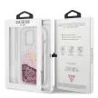 Guess GUHCP13XLG4GPI 4G Big Liquid Glitter iPhone 13 Pro Max 6,7", hátlap, tok, rózsaszín