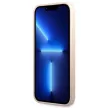 Guess 4G Triangle Logo Cardslot hátlap, tok iPhone 13 Pro Max, rózsaszín