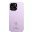 Guess GUHCP13XPS4MU iPhone 13 Pro Max 6.7" hátlap, tok Saffiano 4G Small Metal Logo, lila
