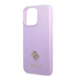Guess GUHCP13XPS4MU iPhone 13 Pro Max 6.7" hátlap, tok Saffiano 4G Small Metal Logo, lila